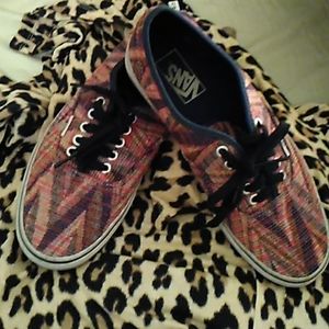 Tribal Vans gently used beautiful colors